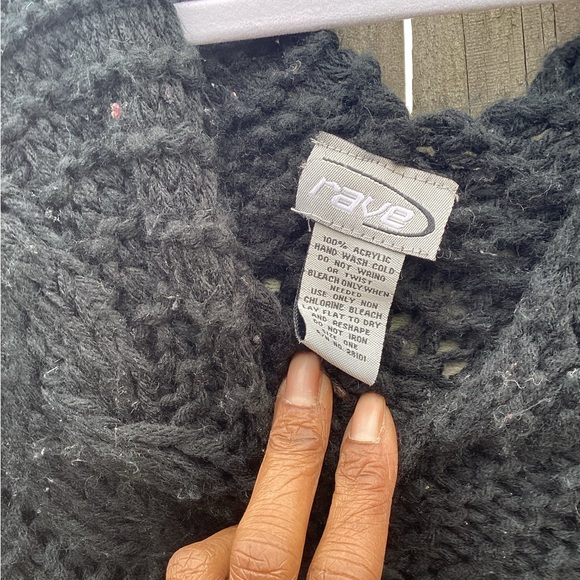 Rave cover up shawl/poncho one size fits all 2 pieces - Picture 6 of 13